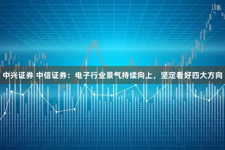 中兴证券 中信证券：电子行业景气持续向上，坚定看好四大方向